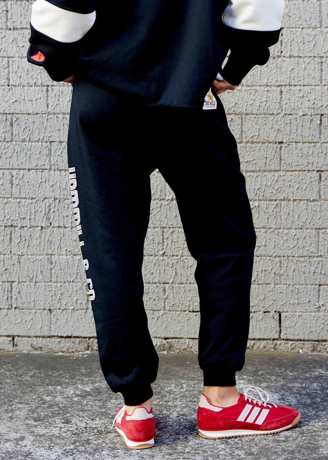 HAMMILL & CO Womens Black Logo Track Pants - Black, WOMENS TRACK PANTS, CAT HAMMILL, Elwood 101