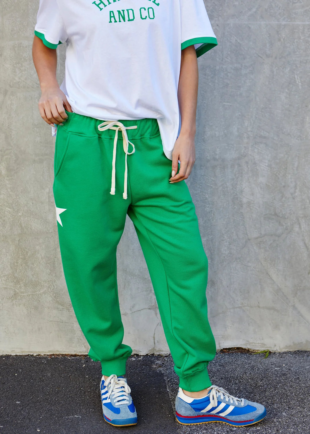 HAMMILL & CO Womens Originals Track Pants in Green
