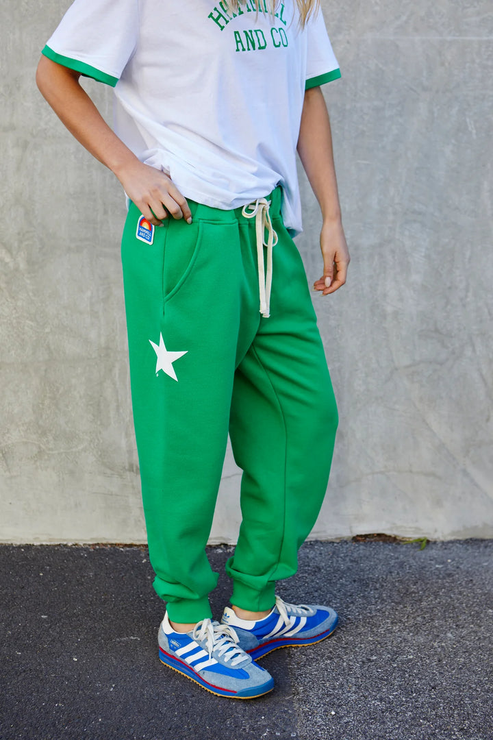 HAMMILL & CO Womens Originals Track Pants in Green