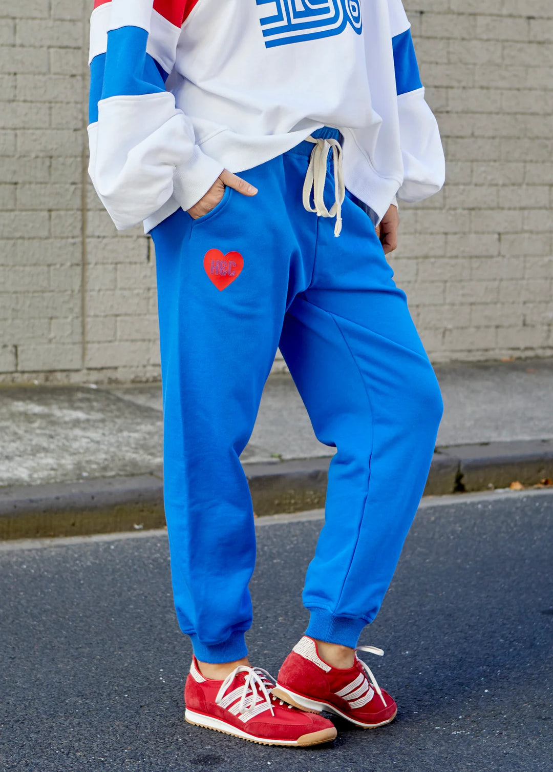 HAMMILL & CO Womens Royal Blue Love Track Pant, WOMENS TRACK PANTS, CAT HAMMILL, Elwood 101