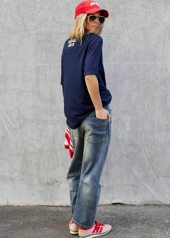 HAMMILL & CO Womens St Louis Tee in Navy, WOMENS TEES & TANKS, CAT HAMMILL, Elwood 101