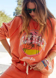 HAMMILL & CO Womens Vintage Back Beach Sweat - Faded Orange, WOMENS KNITS & SWEATERS, CAT HAMMILL, Elwood 101