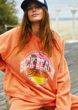 HAMMILL & CO Womens Vintage Back Beach Sweat - Faded Orange, WOMENS KNITS & SWEATERS, CAT HAMMILL, Elwood 101