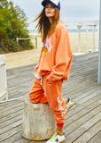 HAMMILL & CO Womens Vintage Back Beach Sweat - Faded Orange, WOMENS KNITS & SWEATERS, CAT HAMMILL, Elwood 101