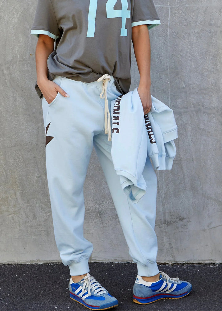 HAMMILL & CO Womens Vintage Western Track Pant in Powder Blue, WOMENS TRACK PANTS, CAT HAMMILL, Elwood 101