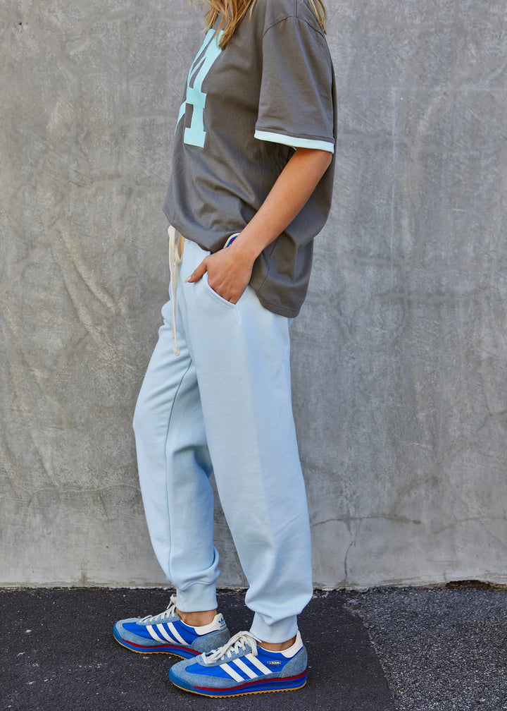 HAMMILL & CO Womens Vintage Western Track Pant in Powder Blue, WOMENS TRACK PANTS, CAT HAMMILL, Elwood 101