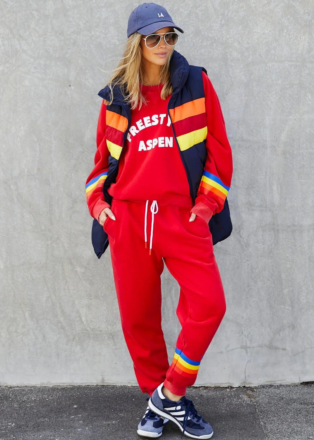 HAMMILL & Co Womens Freestyle Aspen Sweat in Red, WOMENS KNITS & SWEATERS, CAT HAMMILL, Elwood 101