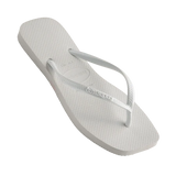 HAVAIANAS Slim Square Toe Solid White Female Thongs, WOMENS SHOES, HAVAIANAS, Elwood 101