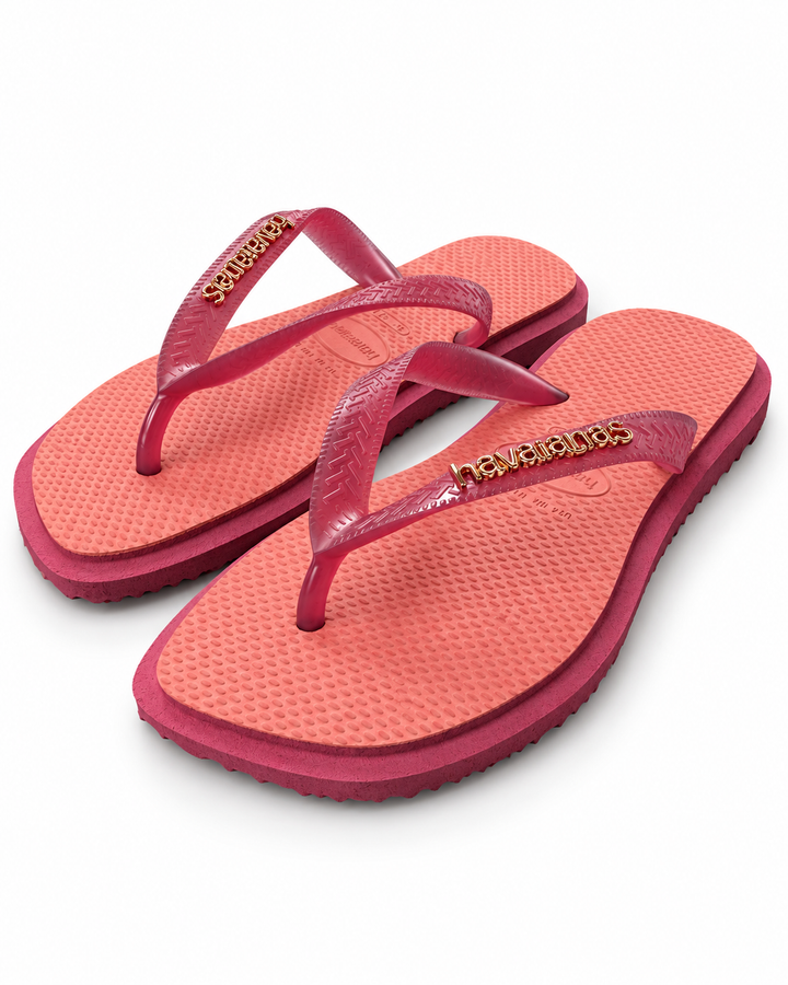 HAVAIANAS Womens Top Square Fusion Thongs in Amaranth/Canyon Clay, WOMENS SHOES, HAVAIANAS, Elwood 101