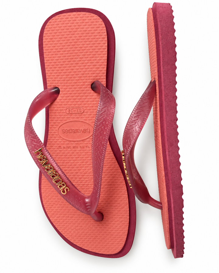 HAVAIANAS Womens Top Square Fusion Thongs in Amaranth/Canyon Clay, WOMENS SHOES, HAVAIANAS, Elwood 101
