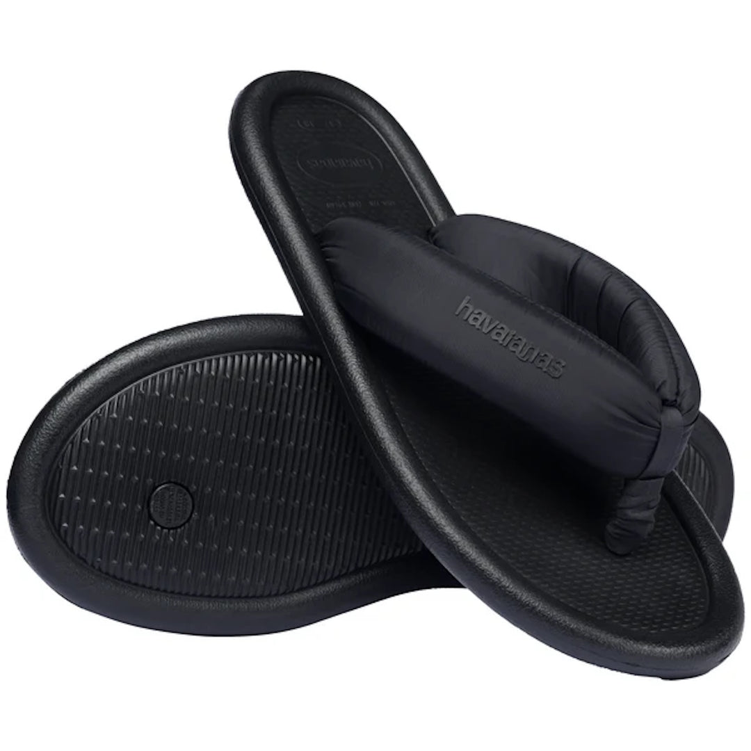 HAVAIANAS Womens Maxi Puffed Thongs in Black, WOMENS SHOES, HAVAIANAS, Elwood 101