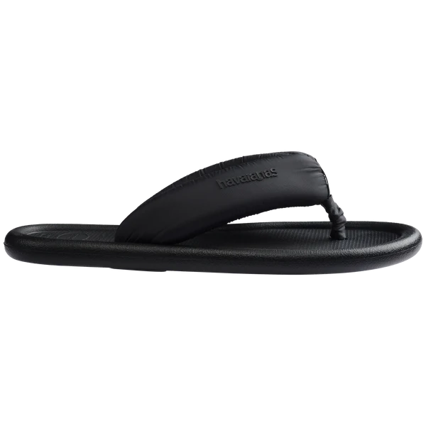 HAVAIANAS Womens Maxi Puffed Thongs in Black, WOMENS SHOES, HAVAIANAS, Elwood 101