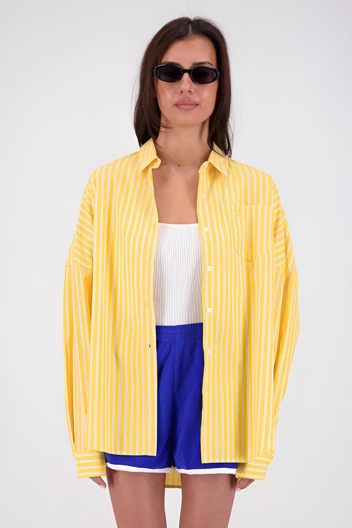 JASMINE ALEXA Womens Mahalo Shirt in Yellow