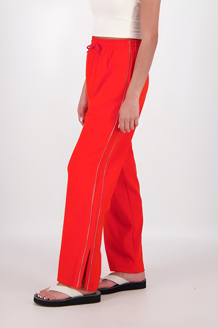 JASMINE ALEXA Womens Manarola Trackpant in Coral, WOMENS TRACK PANTS, JASMINE ALEXA, Elwood 101
