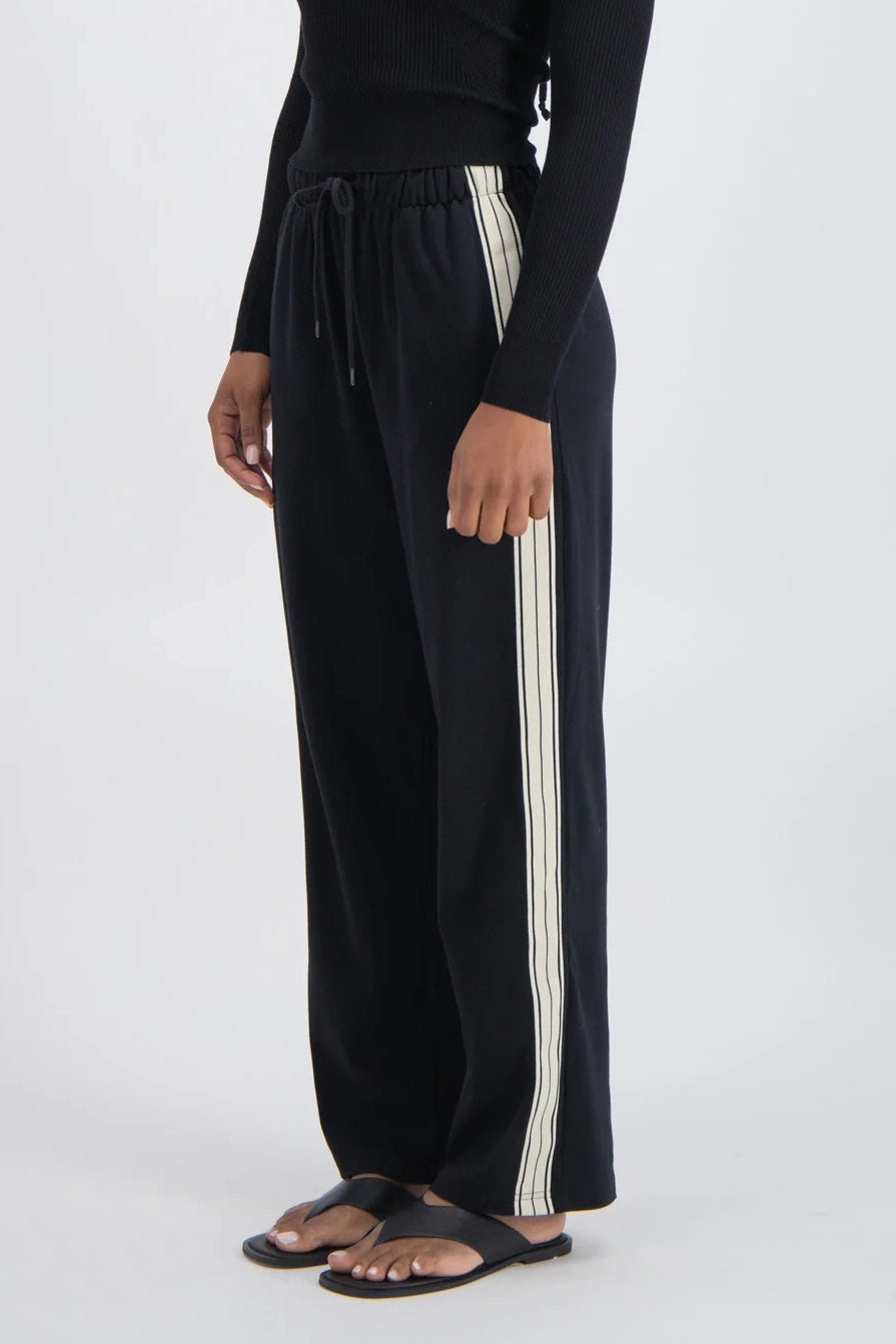 JASMINE ALEXA Womens Panarea Trackpant Black, WOMENS TRACK PANTS, JASMINE ALEXA, Elwood 101