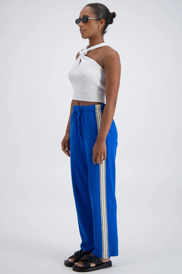 JASMINE ALEXA Womens Panarea Trackpant Cobalt Blue