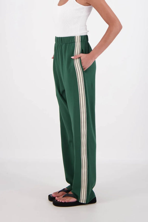 JASMINE ALEXA Womens Panarea Trackpants Forest Green