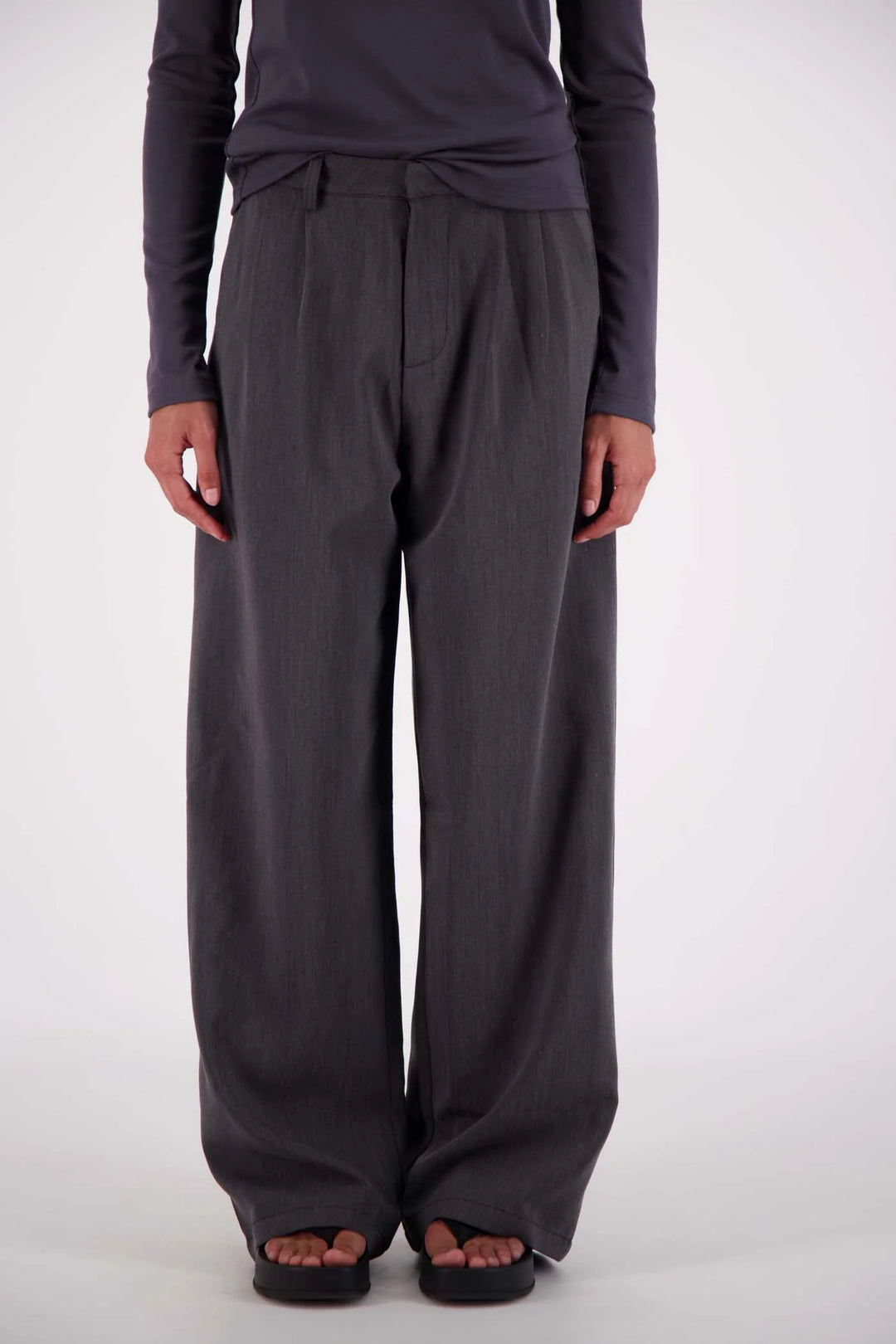 JASMINE ALEXA Womens Gigi Trouser in Steel Grey, WOMENS PANTS, JASMINE ALEXA, Elwood 101