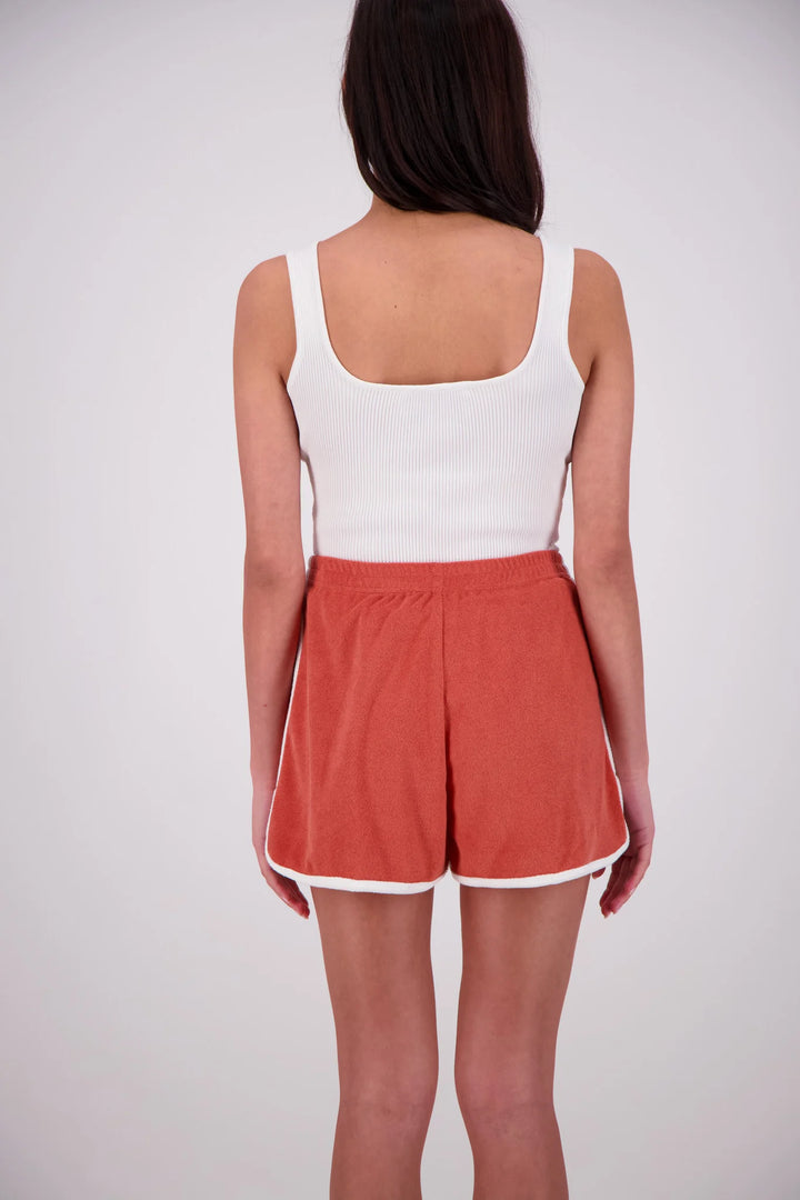 JASMINE ALEXA Womens Kuhio Shorts in Tobacco