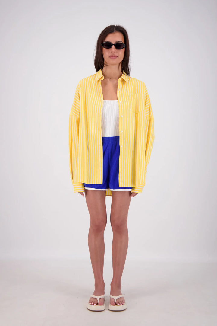 JASMINE ALEXA Womens Mahalo Shirt in Yellow