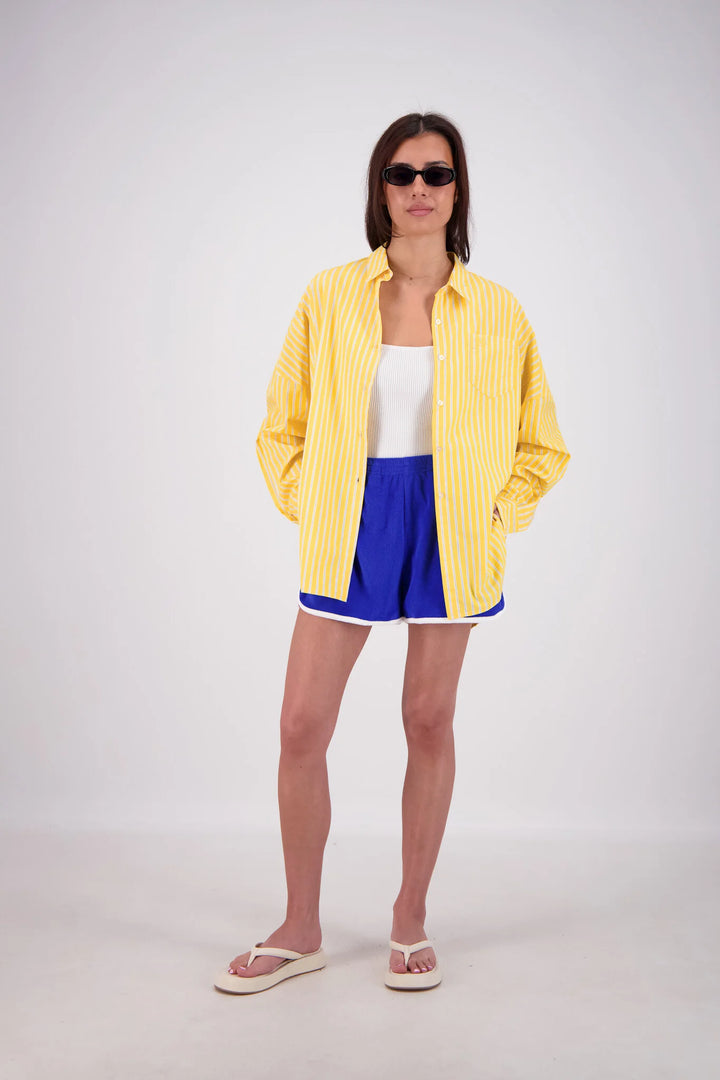 JASMINE ALEXA Womens Mahalo Shirt in Yellow