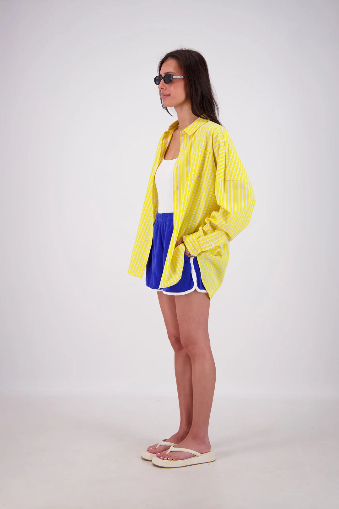 JASMINE ALEXA Womens Mahalo Shirt in Yellow