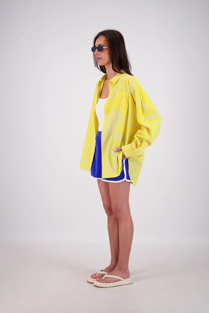 JASMINE ALEXA Womens Mahalo Shirt in Yellow