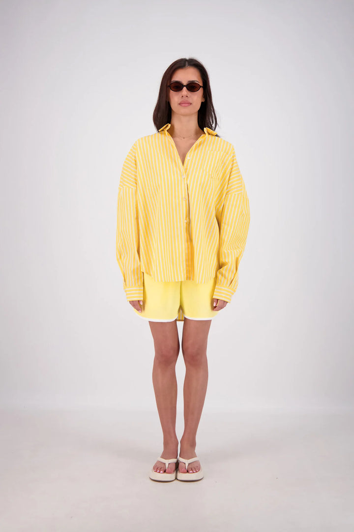 JASMINE ALEXA Womens Mahalo Shirt in Yellow