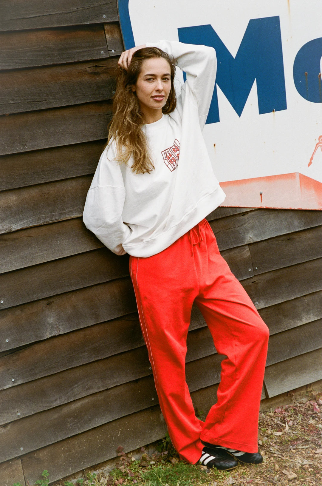 JASMINE ALEXA Womens Manarola Trackpant in Coral, WOMENS TRACK PANTS, JASMINE ALEXA, Elwood 101