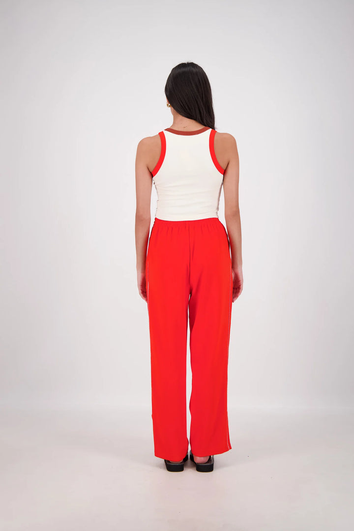 JASMINE ALEXA Womens Manarola Trackpant in Coral, WOMENS TRACK PANTS, JASMINE ALEXA, Elwood 101