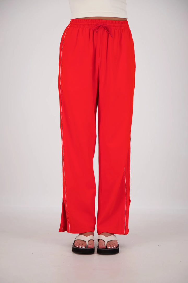 JASMINE ALEXA Womens Manarola Trackpant in Coral, WOMENS TRACK PANTS, JASMINE ALEXA, Elwood 101