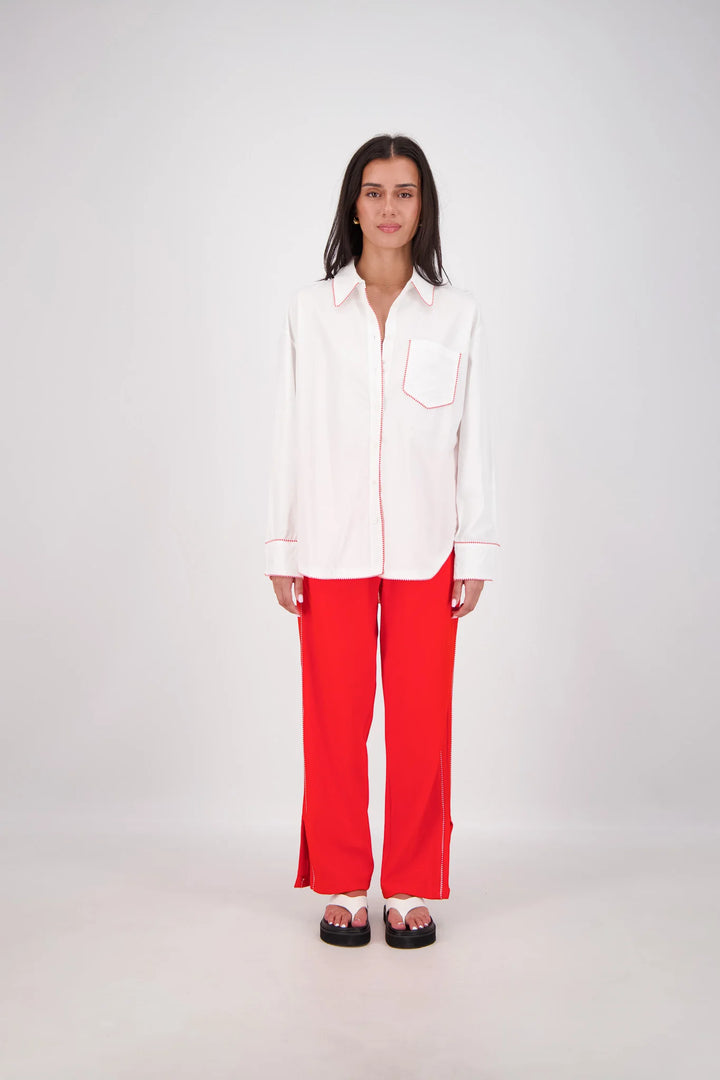 JASMINE ALEXA Womens Manarola Trackpant in Coral, WOMENS TRACK PANTS, JASMINE ALEXA, Elwood 101