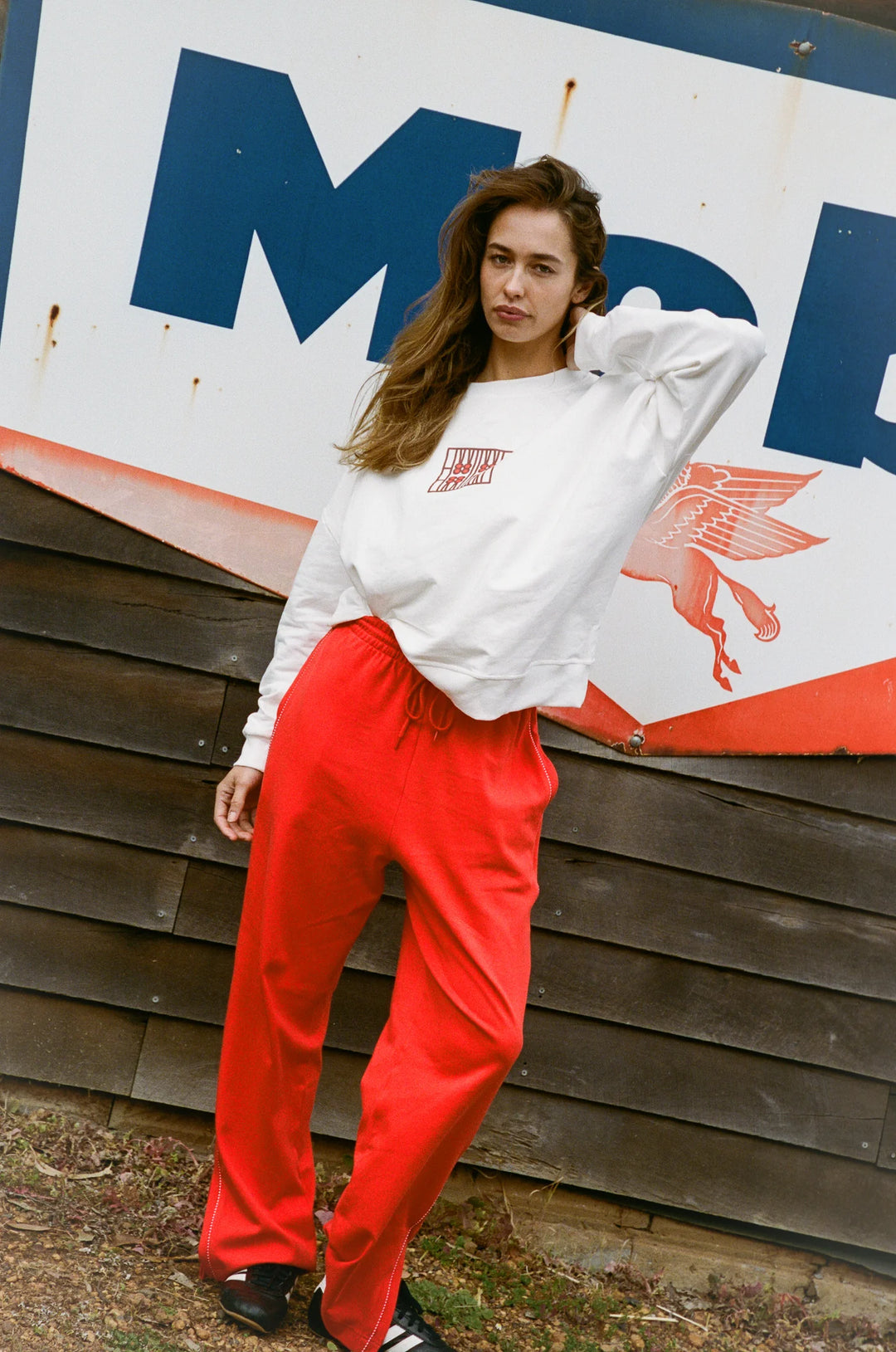 JASMINE ALEXA Womens Manarola Trackpant in Coral, WOMENS TRACK PANTS, JASMINE ALEXA, Elwood 101