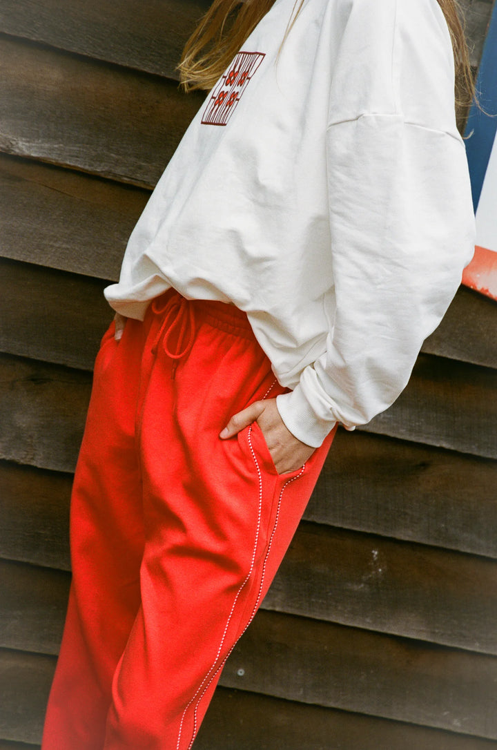 JASMINE ALEXA Womens Manarola Trackpant in Coral, WOMENS TRACK PANTS, JASMINE ALEXA, Elwood 101