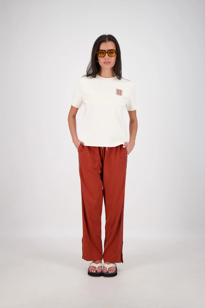 JASMINE ALEXA Womens Manarola Trackpant in Oatmeal, WOMENS TRACK PANTS, JASMINE ALEXA, Elwood 101
