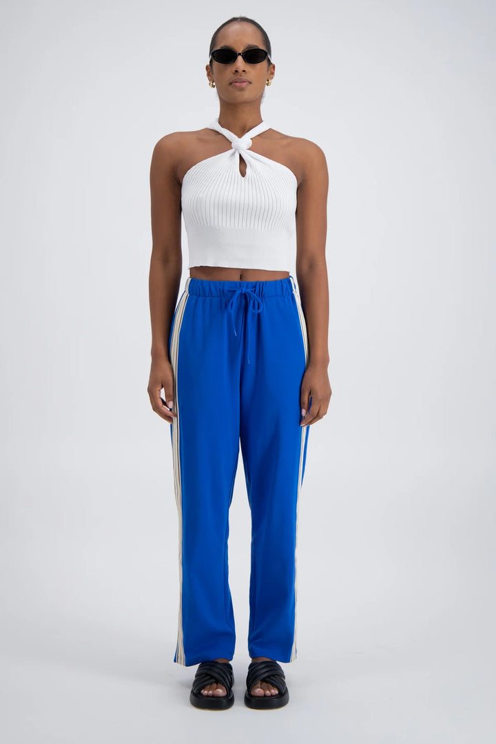 JASMINE ALEXA Womens Panarea Trackpant Cobalt Blue, WOMENS TRACK PANTS, JASMINE ALEXA, Elwood 101