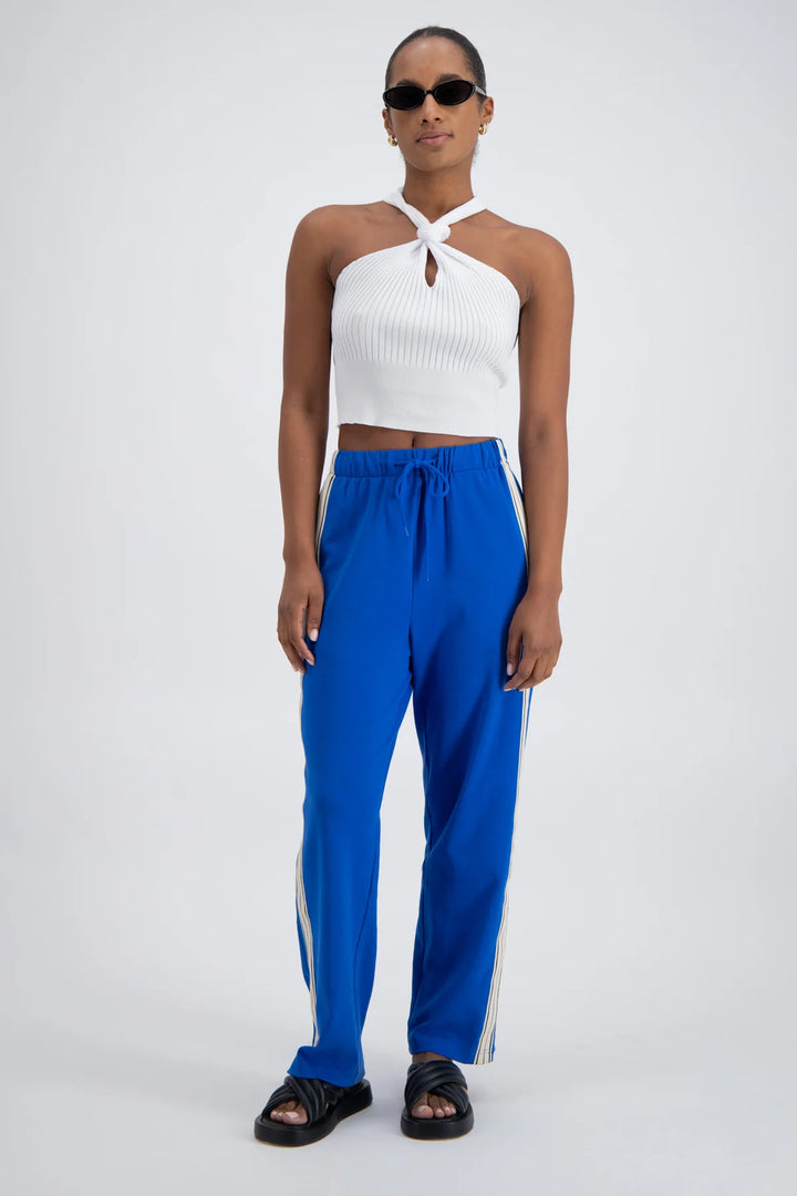 JASMINE ALEXA Womens Panarea Trackpant Cobalt Blue, WOMENS TRACK PANTS, JASMINE ALEXA, Elwood 101