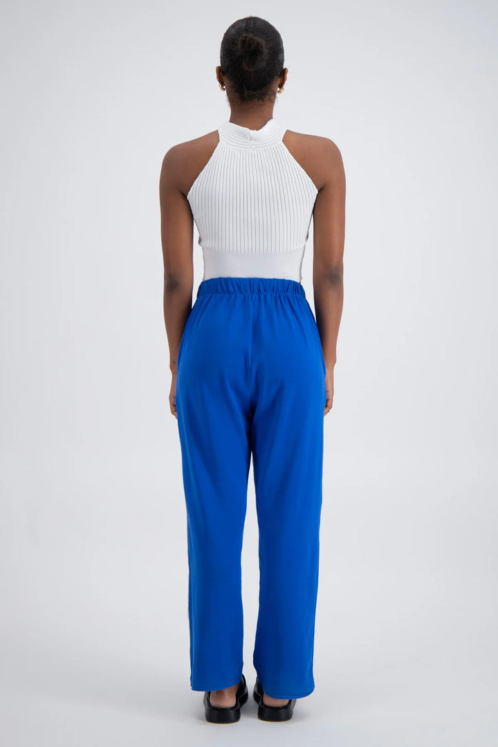 JASMINE ALEXA Womens Panarea Trackpant Cobalt Blue, WOMENS TRACK PANTS, JASMINE ALEXA, Elwood 101