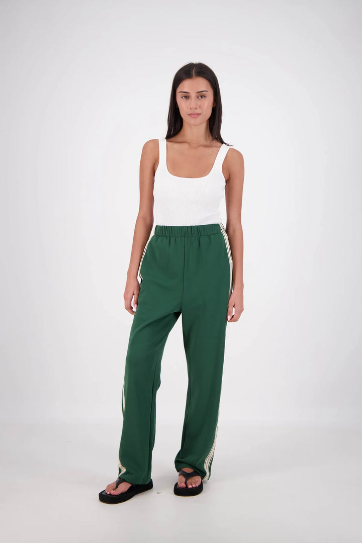 JASMINE ALEXA Womens Panarea Trackpants Forest Green, WOMENS TRACK PANTS, JASMINE ALEXA, Elwood 101
