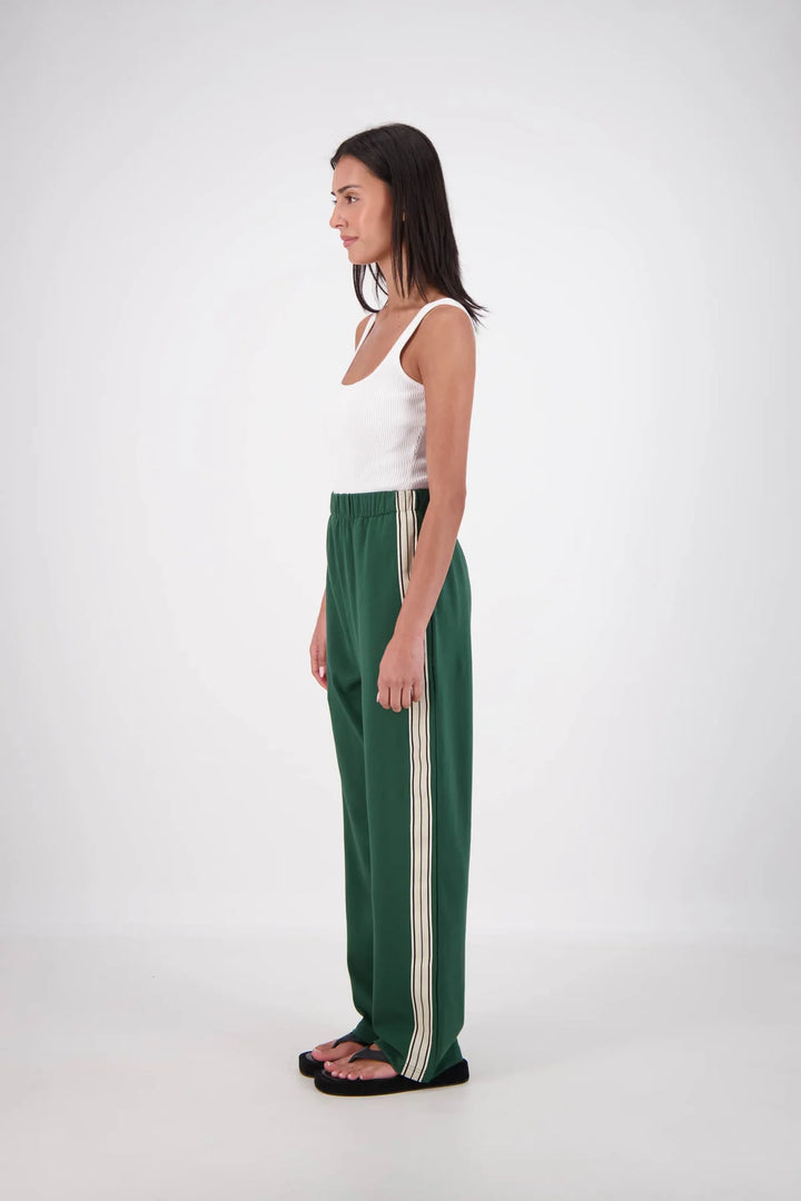 JASMINE ALEXA Womens Panarea Trackpants Forest Green, WOMENS TRACK PANTS, JASMINE ALEXA, Elwood 101