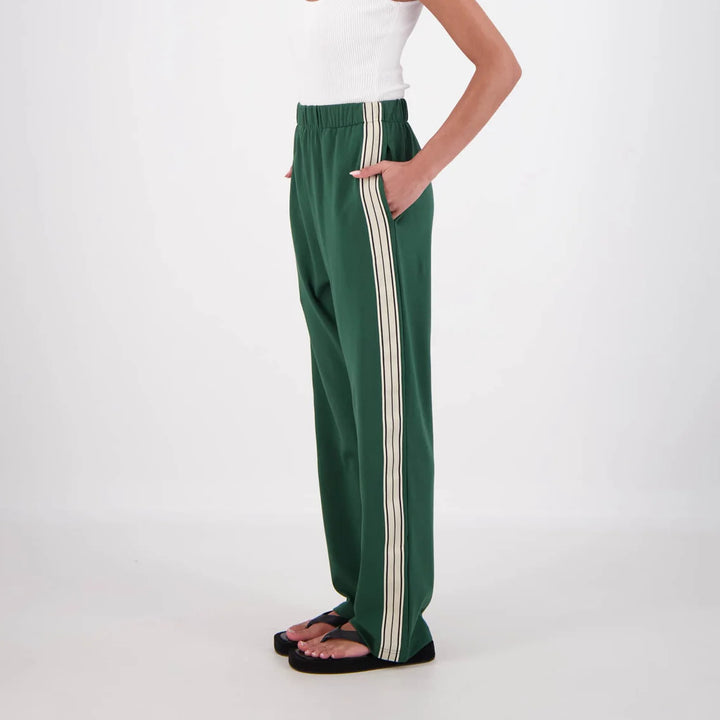 JASMINE ALEXA Womens Panarea Trackpants Forest Green, WOMENS TRACK PANTS, JASMINE ALEXA, Elwood 101
