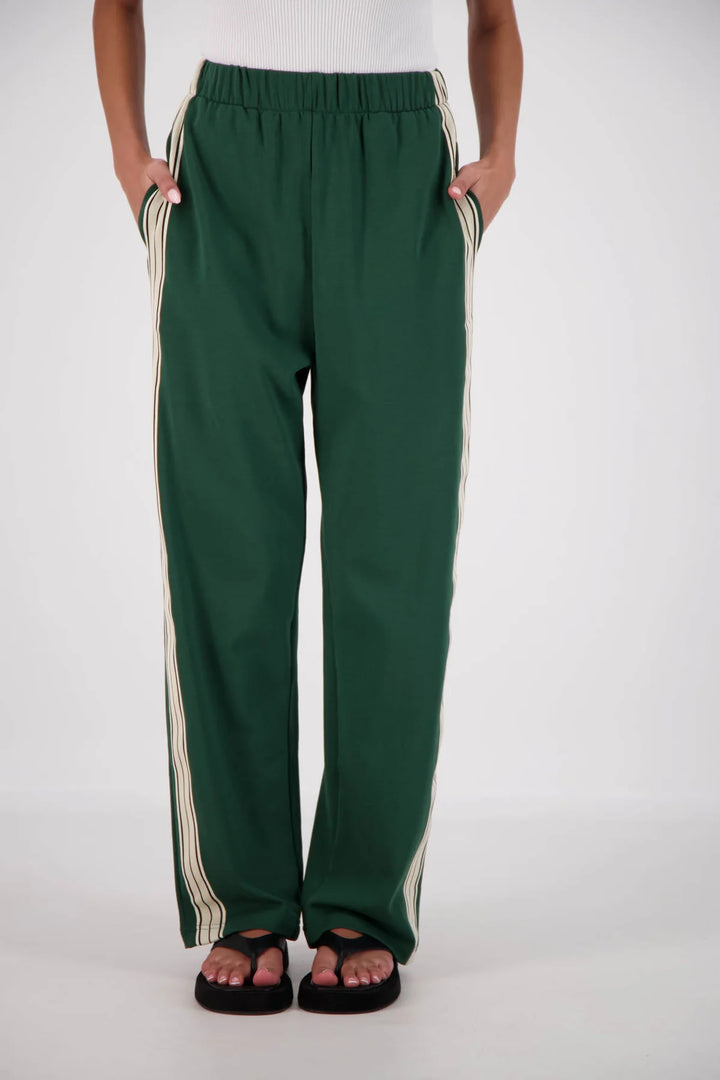 JASMINE ALEXA Womens Panarea Trackpants Forest Green, WOMENS TRACK PANTS, JASMINE ALEXA, Elwood 101