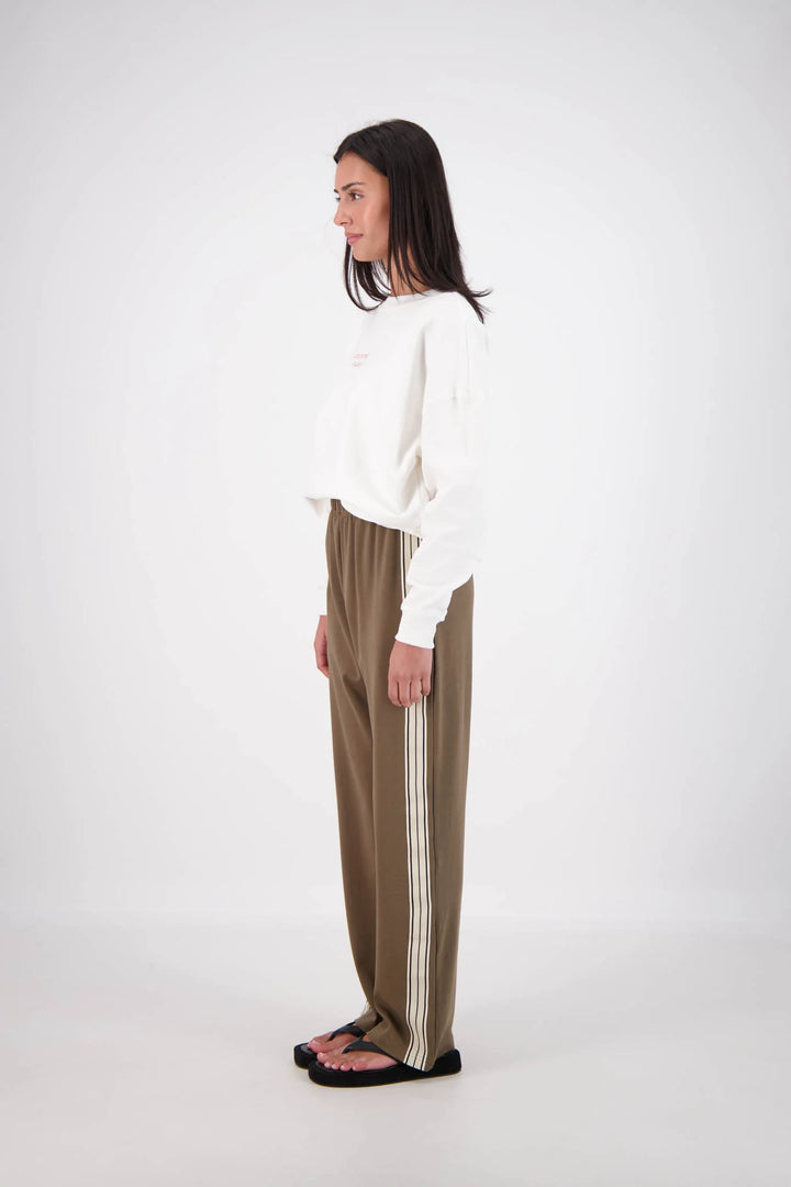 JASMINE ALEXA Womens Panarea Trackpants Olive, WOMENS TRACK PANTS, JASMINE ALEXA, Elwood 101