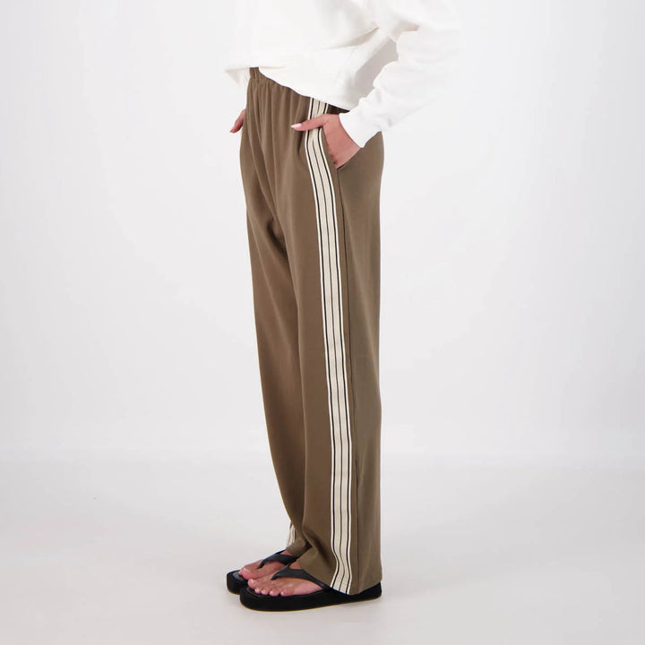 JASMINE ALEXA Womens Panarea Trackpants Olive, WOMENS TRACK PANTS, JASMINE ALEXA, Elwood 101