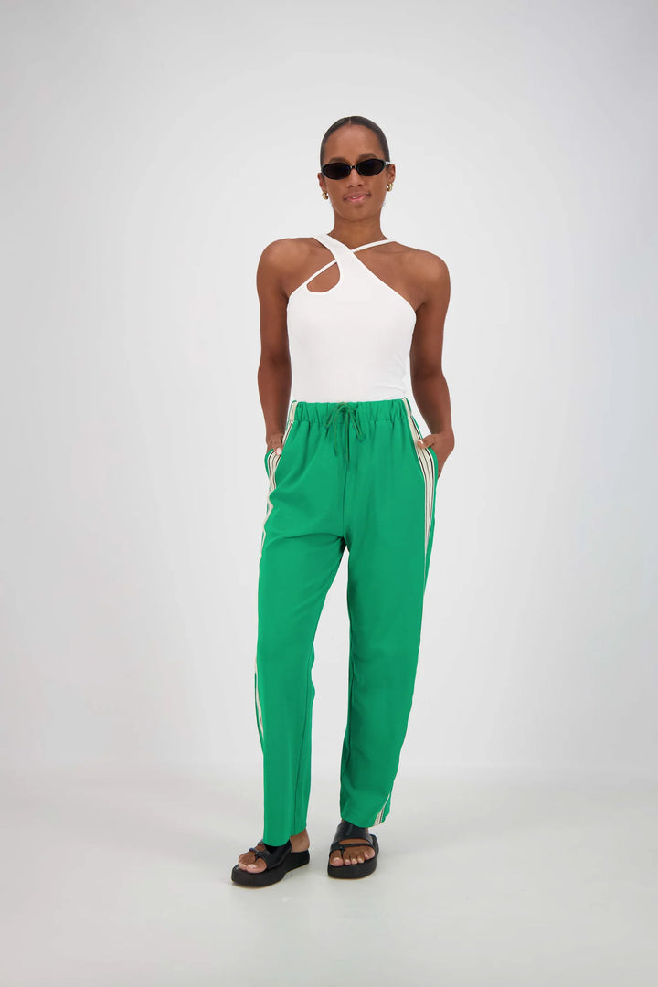 JASMINE ALEXA Panarea Trackpant in Green, WOMENS TRACK PANTS, JASMINE ALEXA, Elwood 101