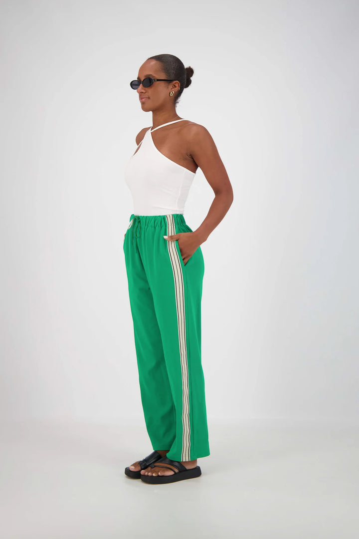 JASMINE ALEXA Panarea Trackpant in Green, WOMENS TRACK PANTS, JASMINE ALEXA, Elwood 101