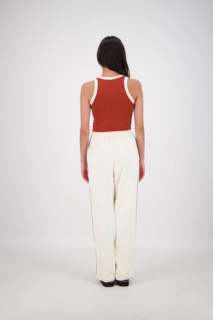 JASMINE ALEXA Womens Manarola Trackpant in Oatmeal, WOMENS TRACK PANTS, JASMINE ALEXA, Elwood 101