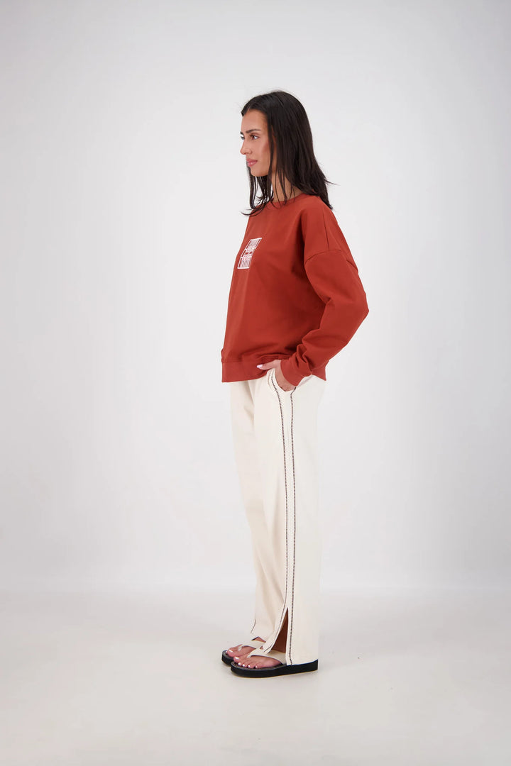 JASMINE ALEXA Womens Manarola Trackpant in Tobacco, WOMENS TRACK PANTS, JASMINE ALEXA, Elwood 101