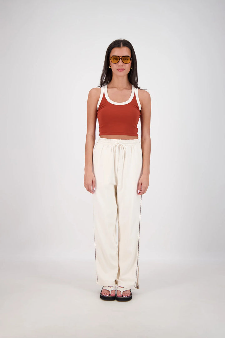 JASMINE ALEXA Womens Manarola Trackpant in Oatmeal, WOMENS TRACK PANTS, JASMINE ALEXA, Elwood 101