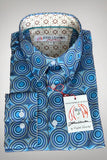 JOHN LENNON Mens Castleton Long Sleeve Shirt - Sapphire, MENS SHIRTS, JOHN LENNON, Elwood 101